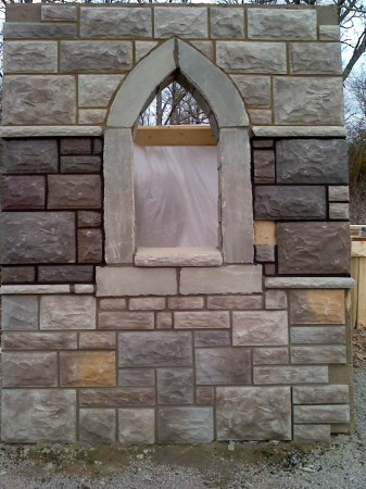 Exterior Wall Stone Mockup