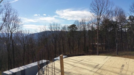 Southeastern view from the master bathroom